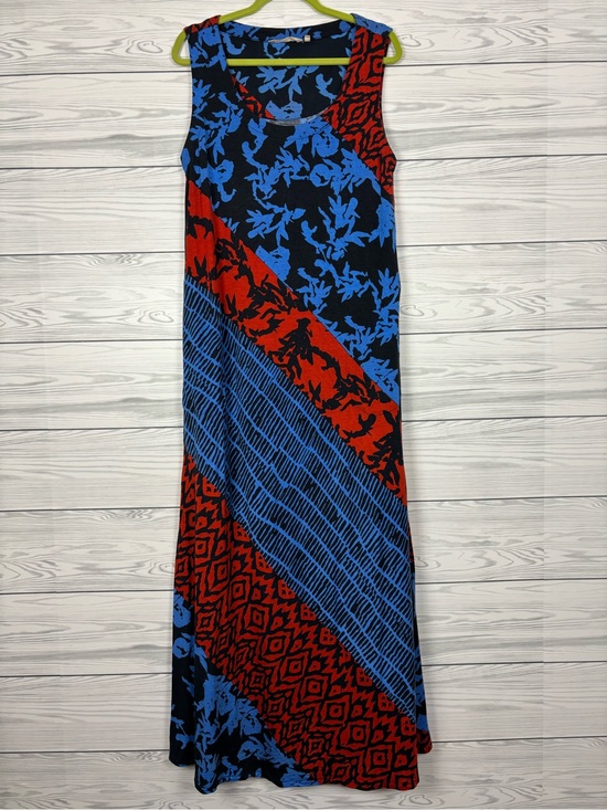 Soft Surroundings Dresses & Skirts - Soft Surroundings blue/red floral colorful maxi dress size large